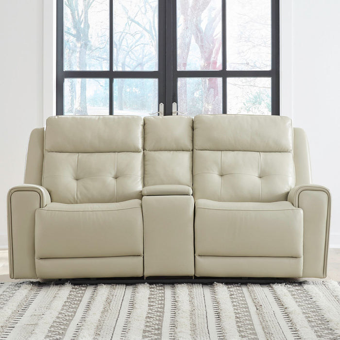 Liberty Furniture Carrington Loveseat w/Console P3 & ZG in Baja Stone image