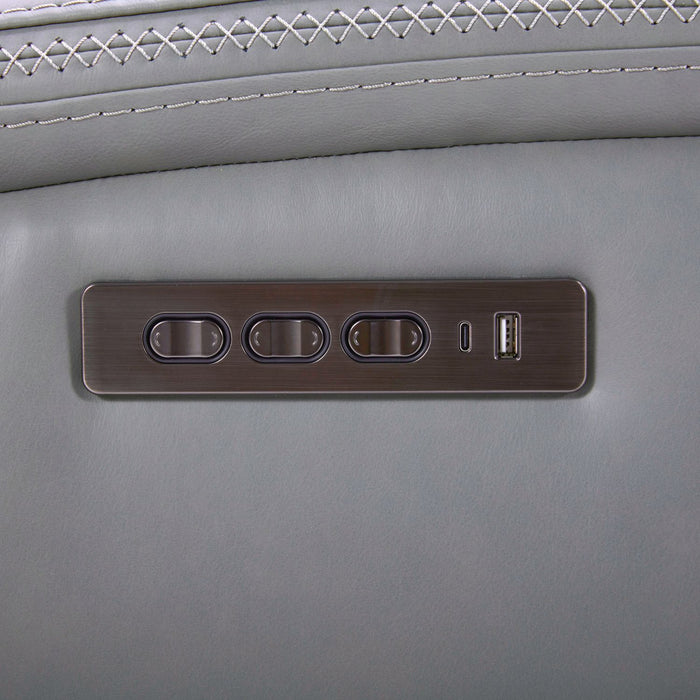 Liberty Furniture Cooper Sofa P3 & ZG in Blue Gray