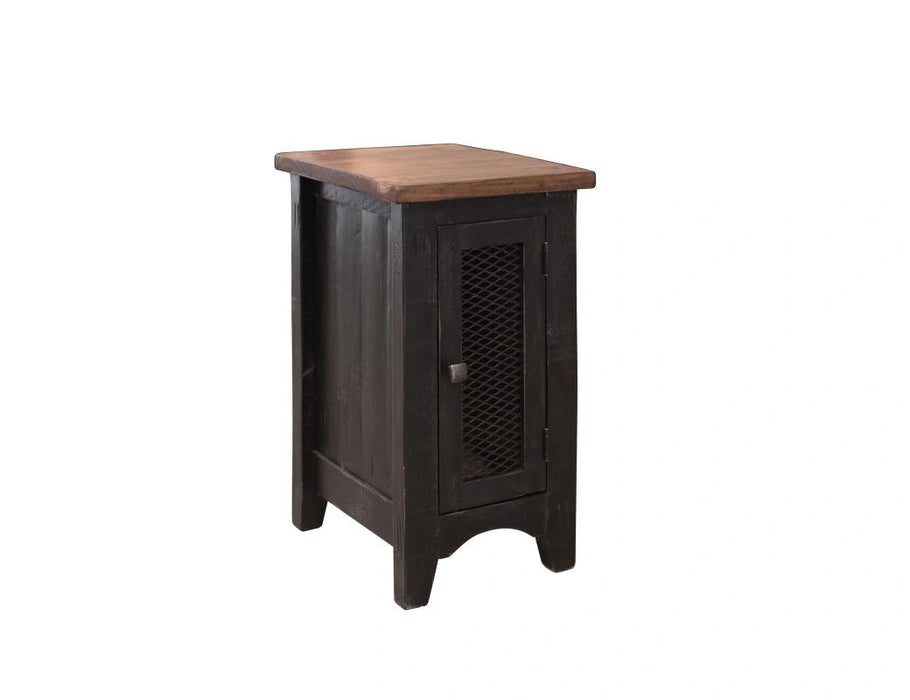 Pueblo Black 1 Mesh Door