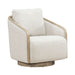 Nora Uph Swivel Accent Chair - Light Brown image