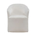 Accent Dining Accent Dining Chair w/ Casters - Ivory image