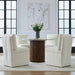 Accent Dining Accent Dining Chair w/ Casters - Ivory image