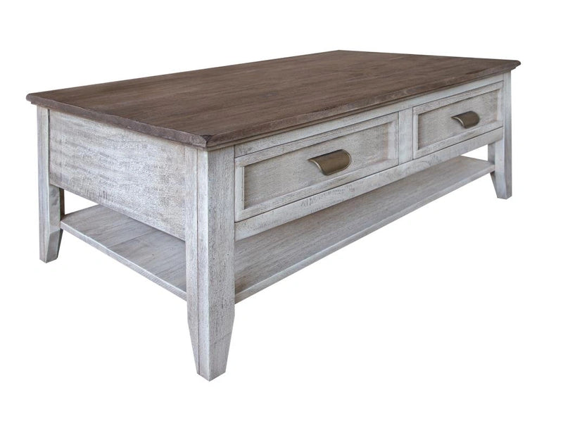 Sahara 4 Drawers w/ Shelf, Cocktail Table