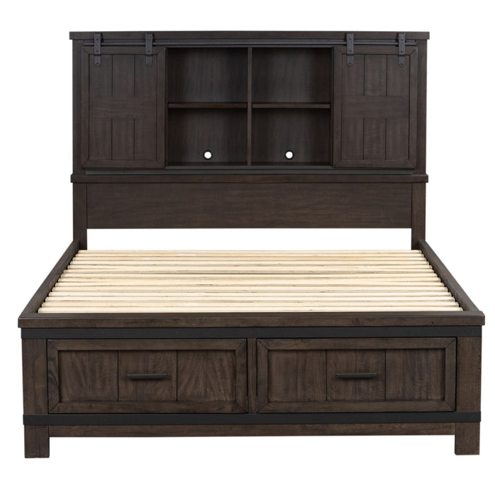 Thornwood Hills King Bookcase Bed, Dresser & Mirror, Chest