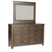 Thornwood Hills Panel Bed, Dresser & Mirror, Night Stand image