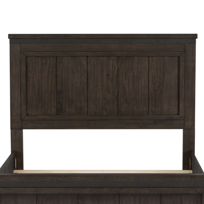 Thornwood Hills Full Panel Bed in Rock Beaten Gray
