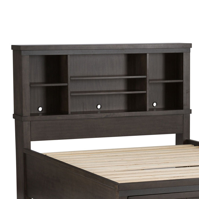 Thornwood Hills Full Bookcase Bed in Rock Beaten Gray