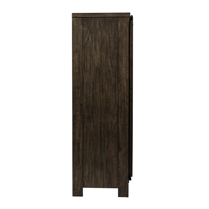 Thornwood Hills Sliding Door Chest in Rock Beaten Gray image