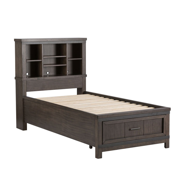Thornwood Hills Twin Bookcase Bed, Dresser & Mirror