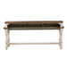 Morgan Creek Console Bar Table in Antique White image