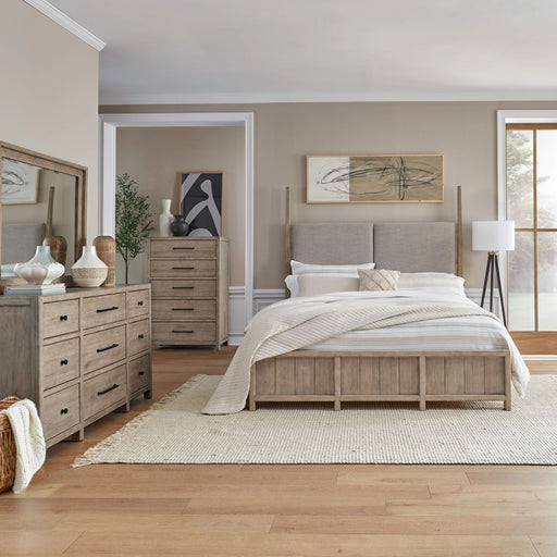 Proximity Place King Poster Bed, Dresser & Mirror, Chest image
