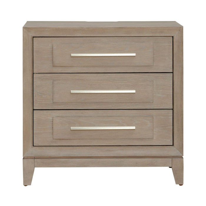 Brentwood 3 Drawer Nightstand w/ Charging Station image