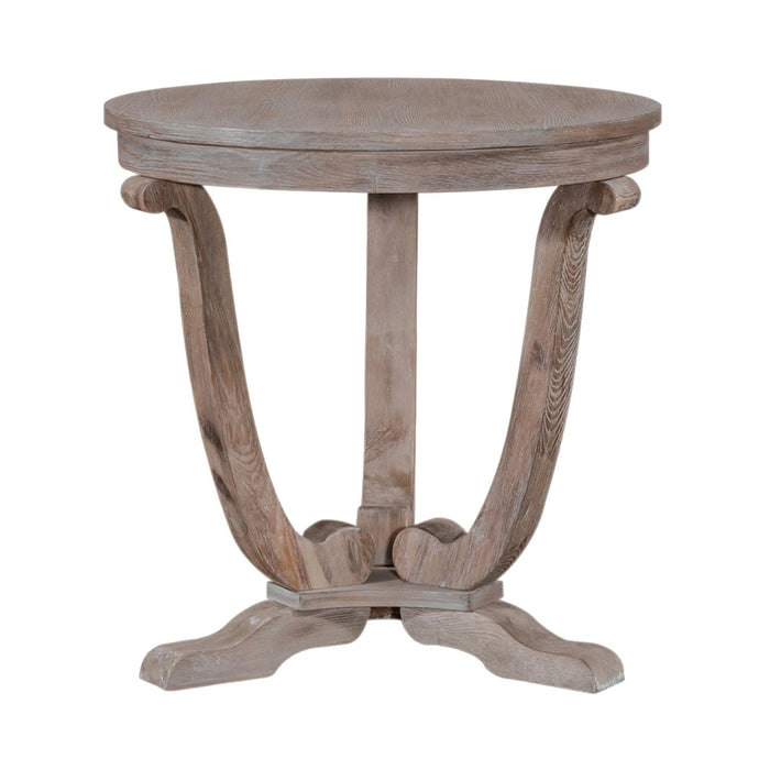 Greystone Mill End Table in Stone White image