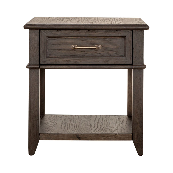 Mill Creek Drawer End Table in Peppercorn image
