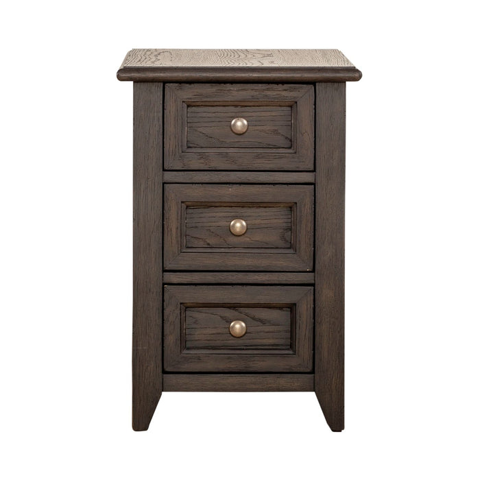 Mill Creek Chair Side Table in Peppercorn