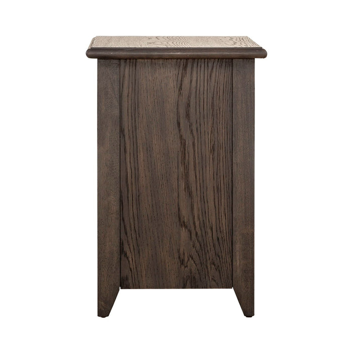Mill Creek Chair Side Table in Peppercorn