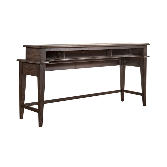 Mill Creek Console Bar Table in Peppercorn