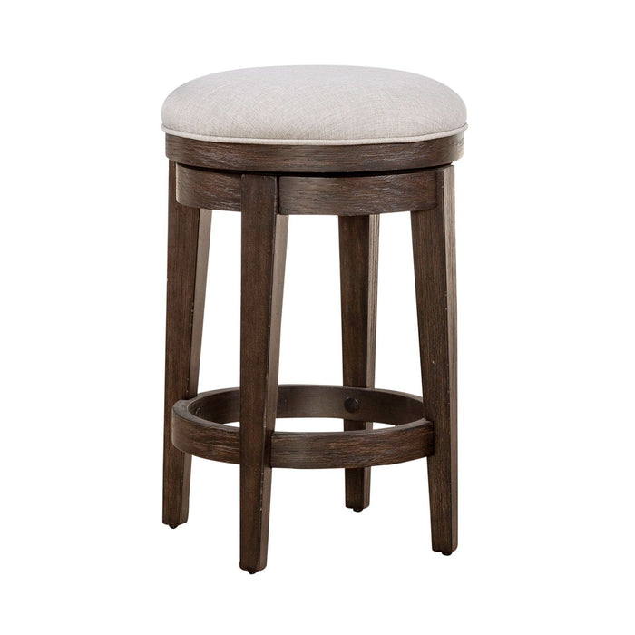 Mill Creek Console Swivel Stool in Peppercorn