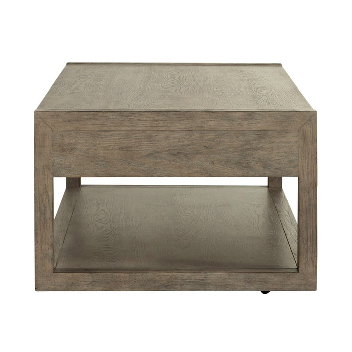 Bartlett Field Cocktail Table in Dusty Taupe