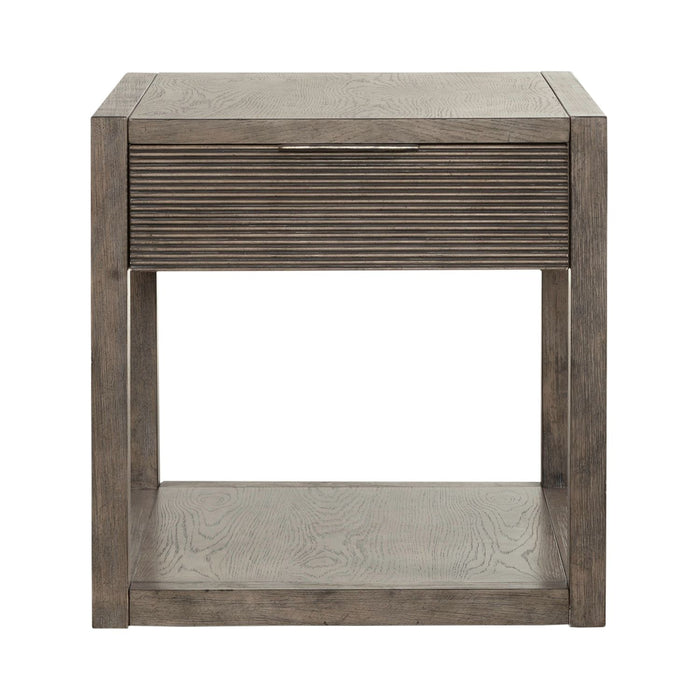 Bartlett Field End Table in Dusty Taupe