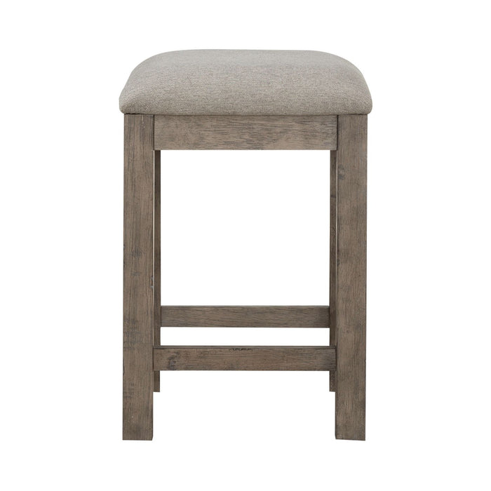Bartlett Field Upholstered Console Stool in Dusty Taupe