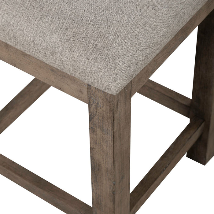Bartlett Field Upholstered Console Stool in Dusty Taupe