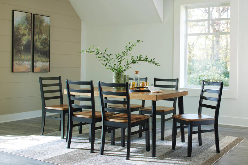 Blondon Dining Table and 6 Chairs (Set of 7)