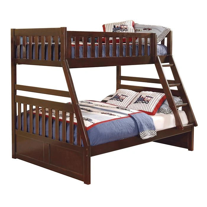 Rowe Twin/Full Bunk Bed in Dark Cherry B2013TFDC-1*