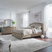 Avalon Queen Uph Storage Bed, Dresser & Mirror image