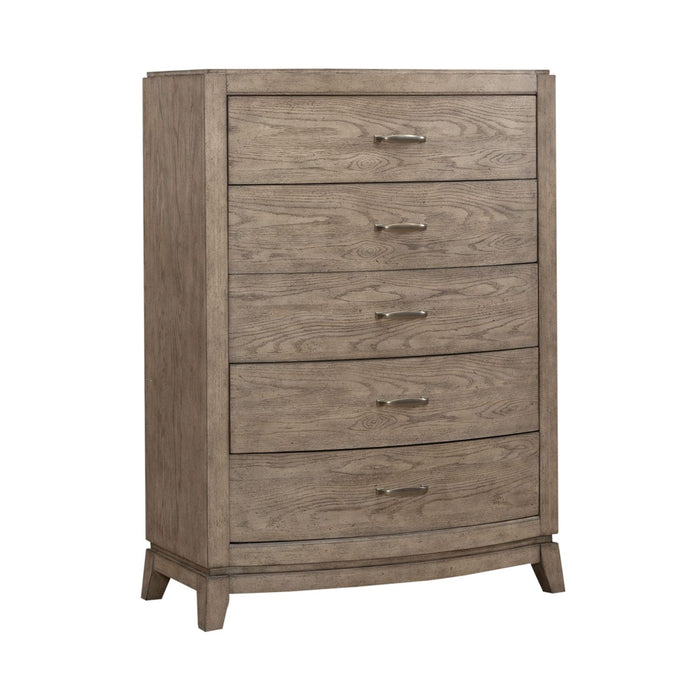 Avalon 5 Drawer Chest in Burnished Beige