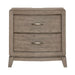 Avalon Nightstand with Charging Station in Burnished Beige image