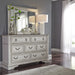 Abbey Park King California Panel Bed, Dresser & Mirror, Chest image