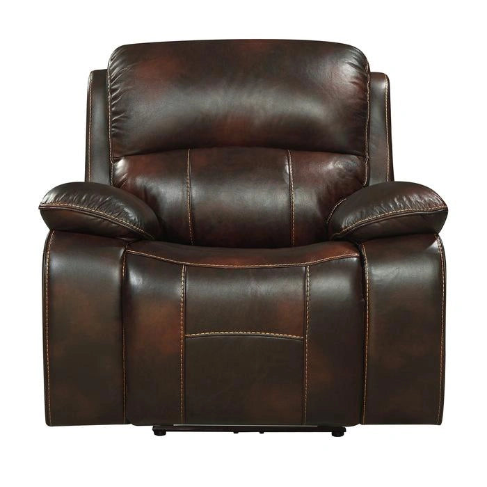 Mahala Glider Recliner Chair in Brown 8200BRW-1