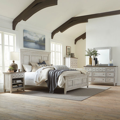 Heartland King California Panel Bed, Dresser & Mirror, Chest, Night Stand image