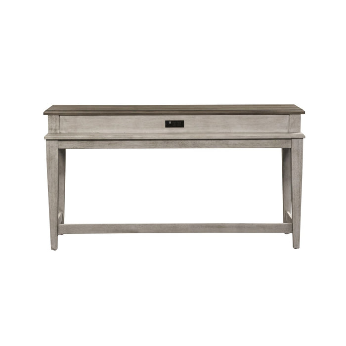 Heartland Console Bar Table in Antique White