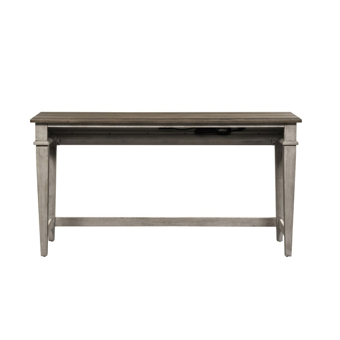 Heartland Console Bar Table in Antique White