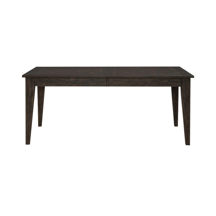 Midland Falls Rectangular Leg Table in ustic Brown