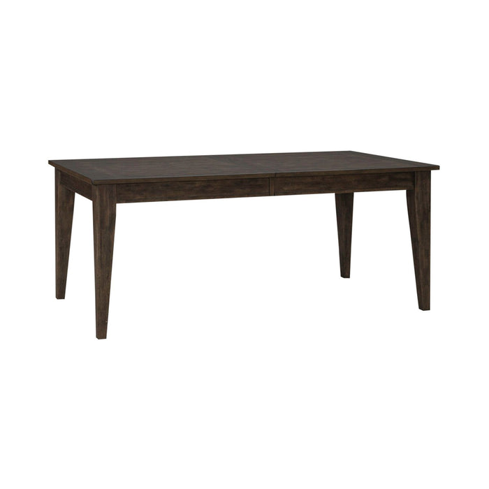 Midland Falls Rectangular Leg Table in ustic Brown