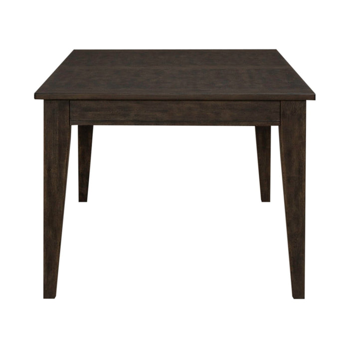 Midland Falls Rectangular Leg Table in ustic Brown