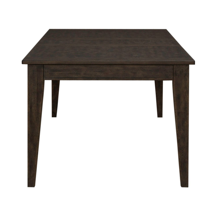 Midland Falls Rectangular Leg Table in ustic Brown