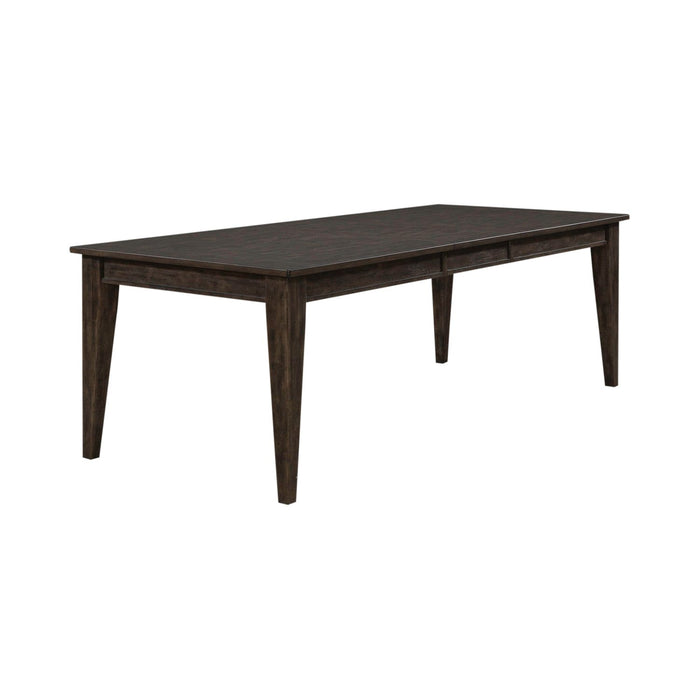Midland Falls Rectangular Leg Table in ustic Brown