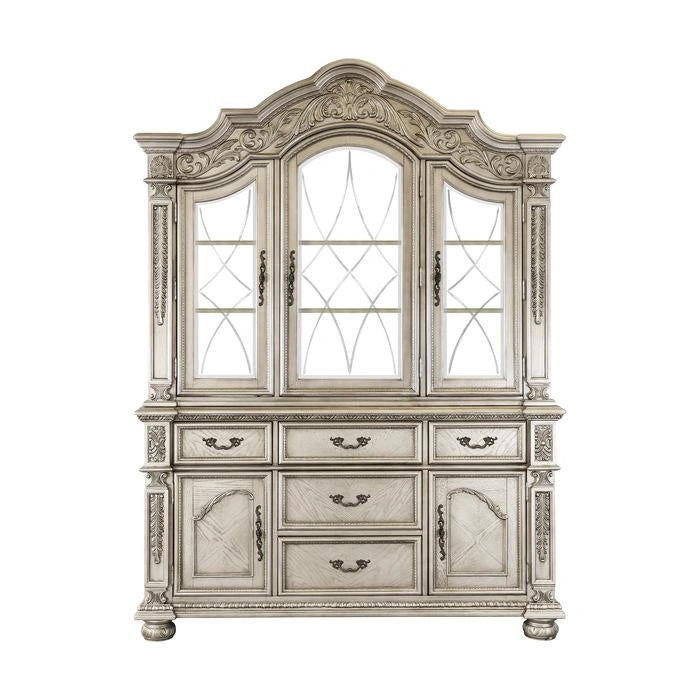 Catalonia Buffet and Hutch in Platinum Gold 1824PG-50*