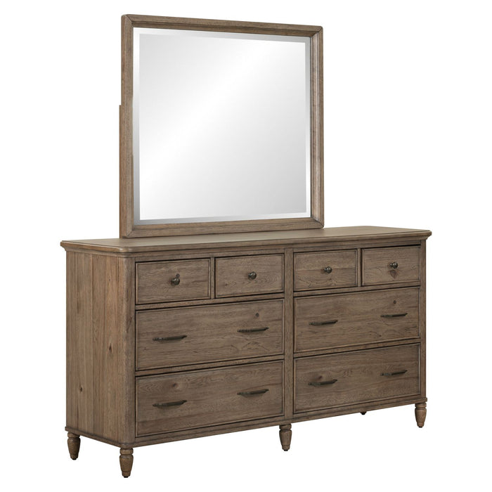 Hickory Grove Dresser & Mirror image