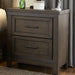 Thornwood Hills 2 Drawer Nightstand in Rock Beaten Gray image