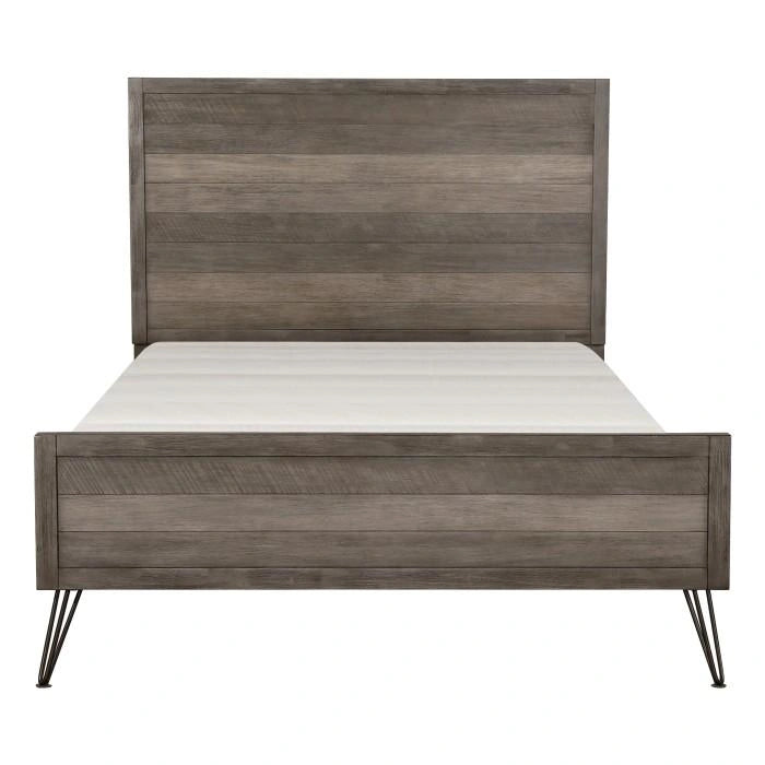 Urbanite King Panel Bed in Tri-tone Gray 1604K-1EK