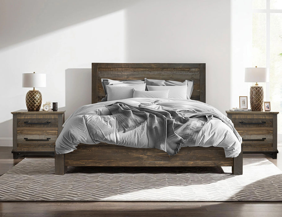 Loft Brown King Bed