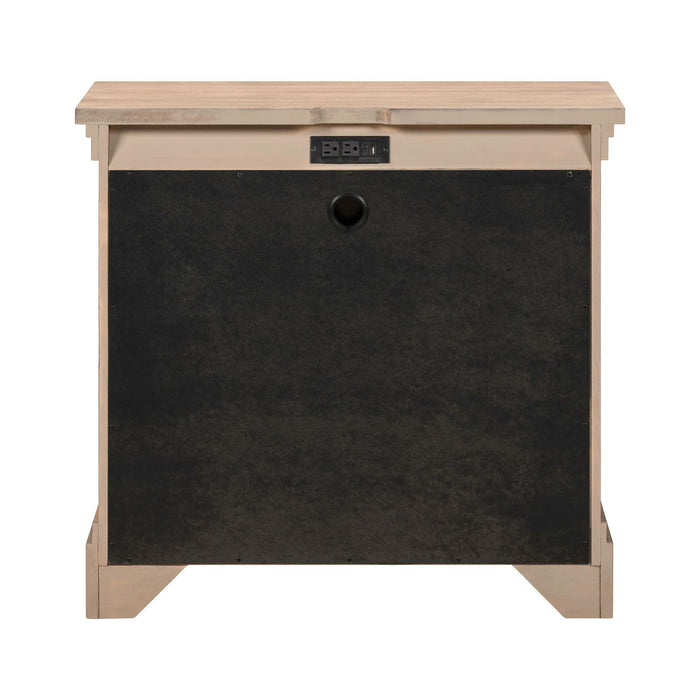 Haven Hills Bedside Chest w/ Charging Station