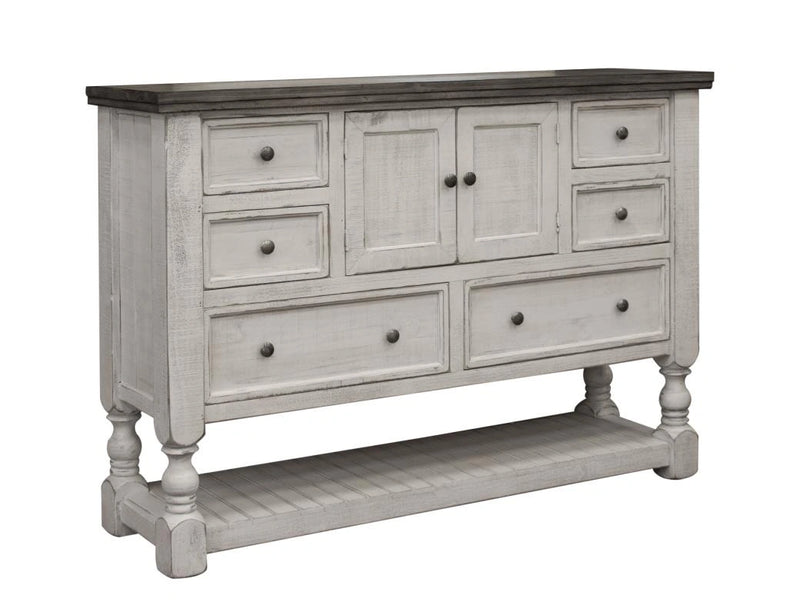 Stone 6 Drawer, 2 Door Dresser