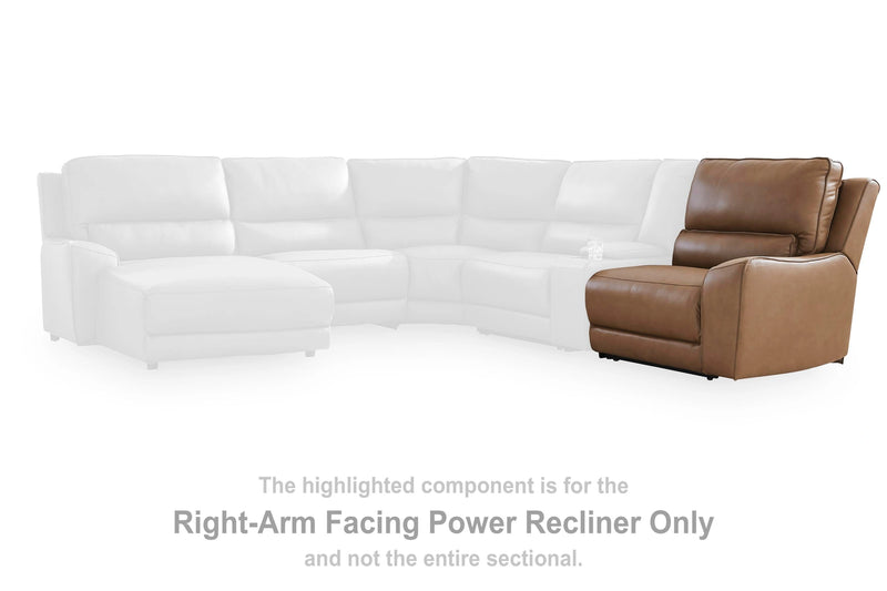 DeepWakes Power Reclining Sectional with Chaise