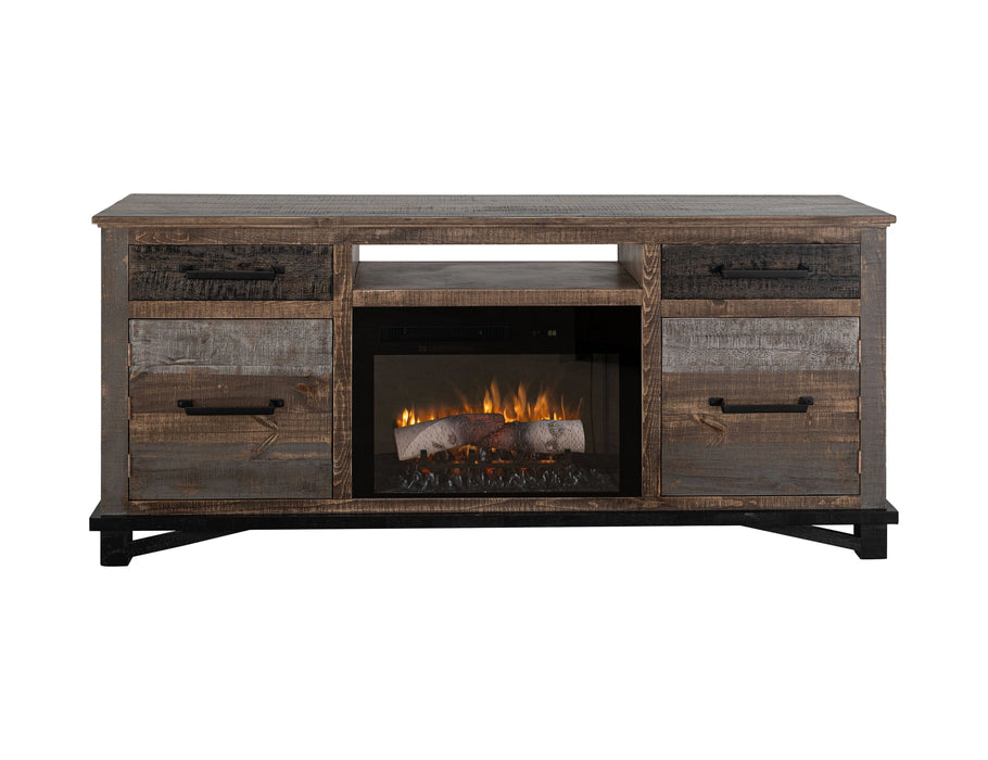 Loft Brown 70" Fireplace